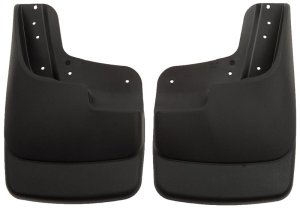 Ford F-250 Super Duty Mud Guards - Front - Husky Liners - Custom-Molded, FormFit (w/ Fender Flares) - `99-`09